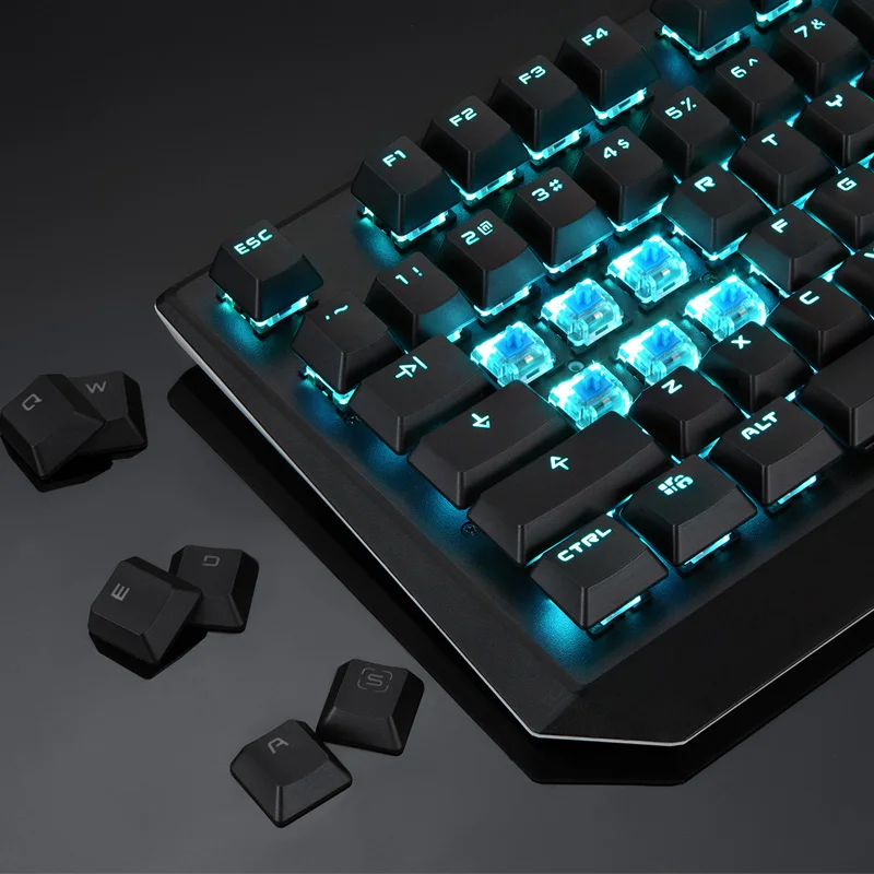 Motospeed K95 USB настоящая механическая клавиатура Проводная 104 клавиши синий