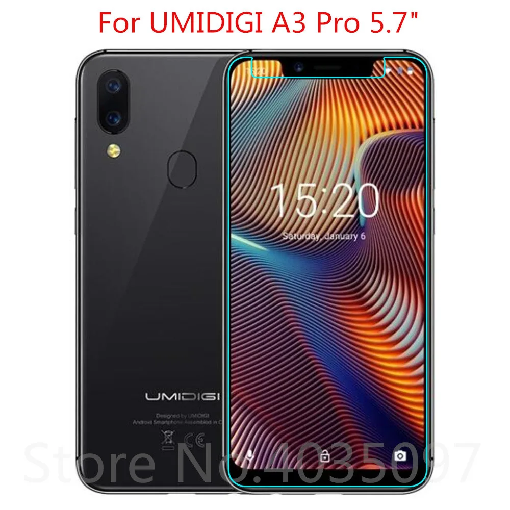 Закаленное стекло для UMIDIGI A3 Pro защита экрана 9H 2.5D Защитное телефона | Мобильные