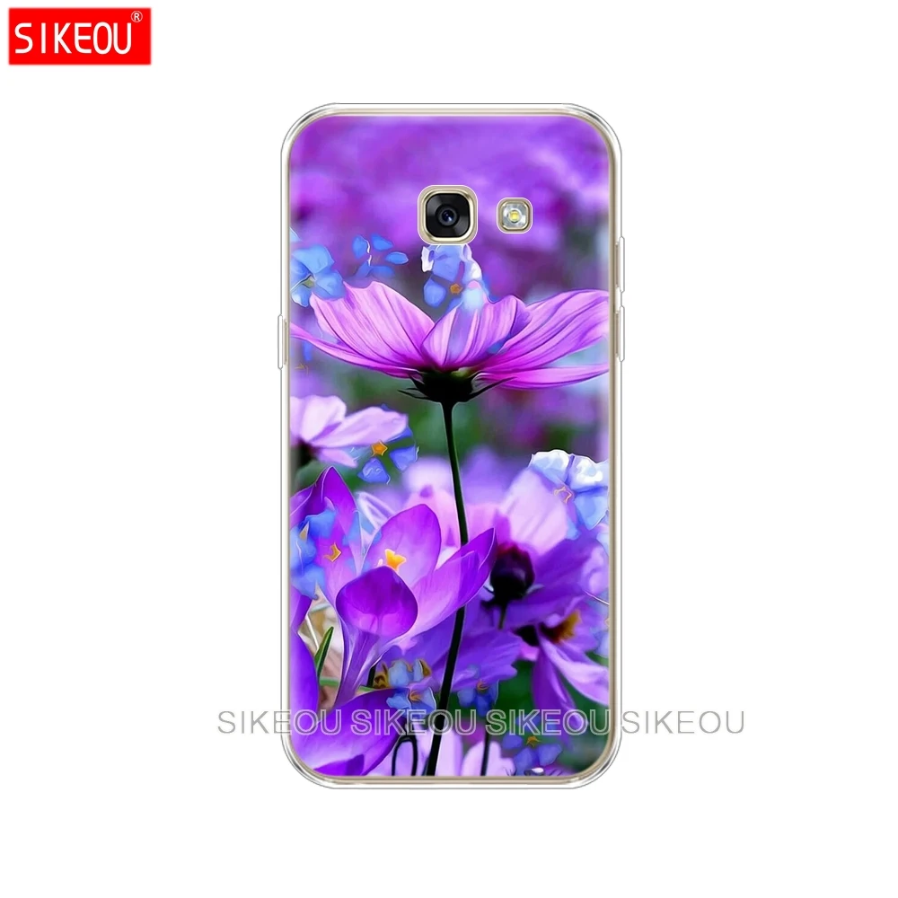 Силиконовый чехол для телефона Samsung Galaxy A6 A8 2018 A3 A310 A5 A510 A7 2016 2017 infinity on purple|Бамперы| |