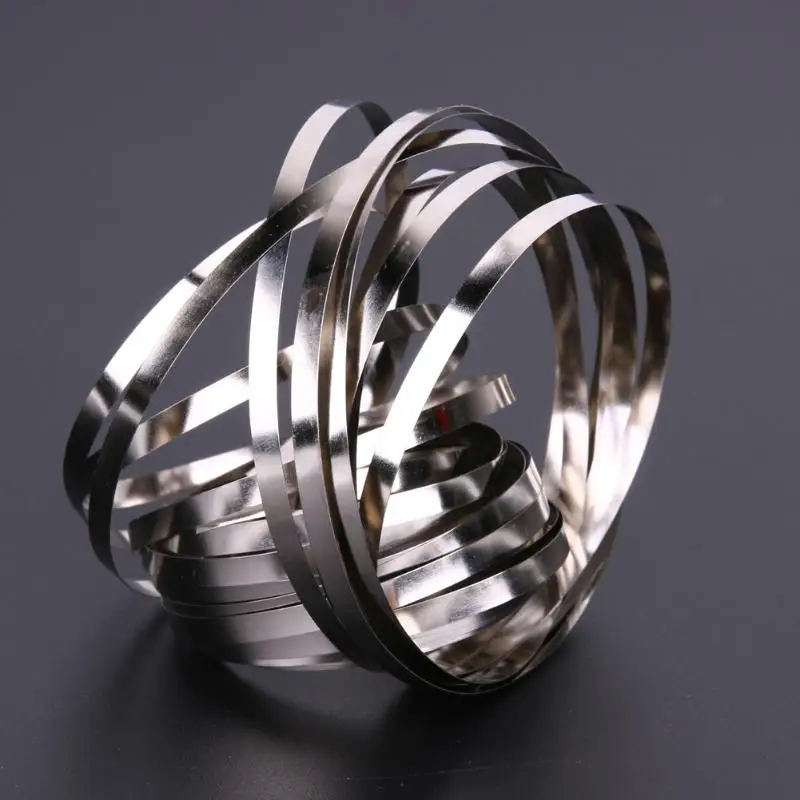 5M 0.12x4mm пластина из чистого никеля Никель полоска для Li 18650 Батарея точечной