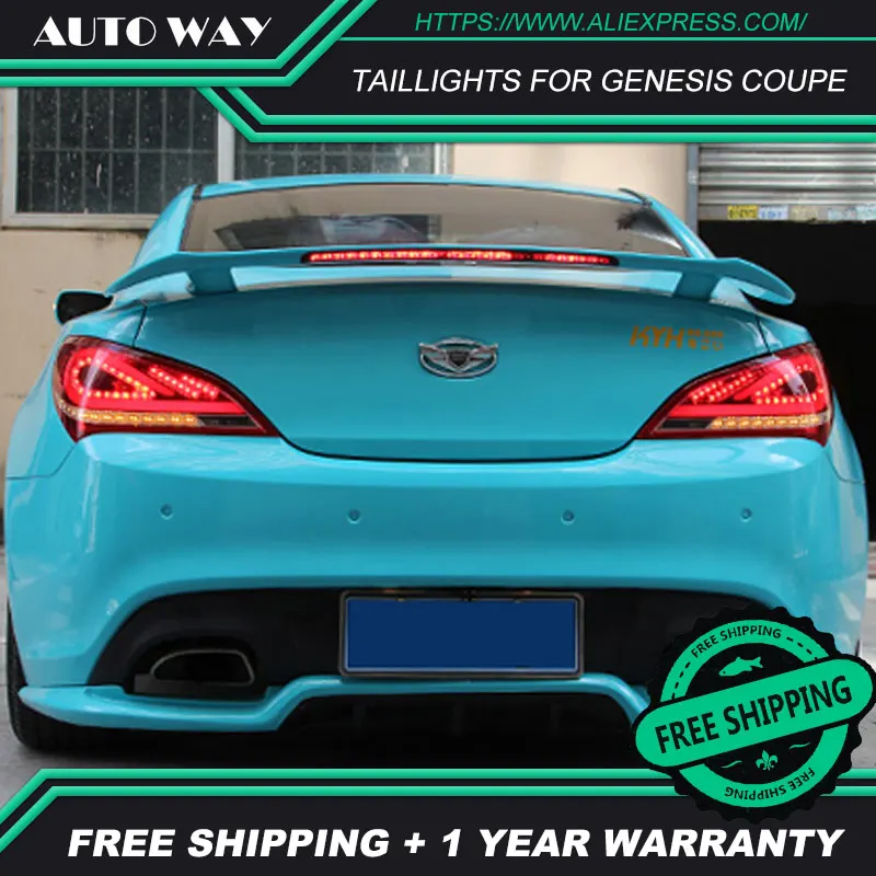 Чехол для автомобильного стайлинга Hyundai Genesis COUPE задний фонарь s светодиодный