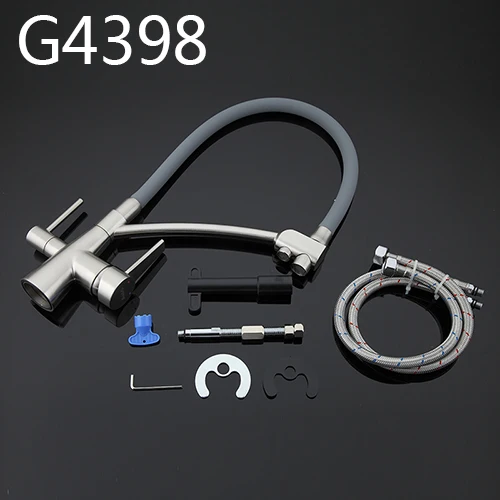 GA4398 GAPPO смеситель для воды, кухонный кран, смеситель для кухни, кран torneira с фильтруемым водопроводным краном, латунный кухонный кран, кран, фильтр - Цвет: GA4398