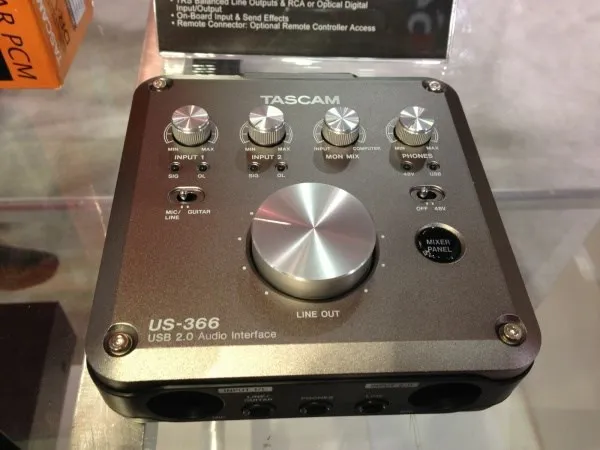 Tascam us-366 USB audio interface with On-Board DSP Mixer 4 in out sound card High-Quality HDDA Mic Pre-AMPS optical port |