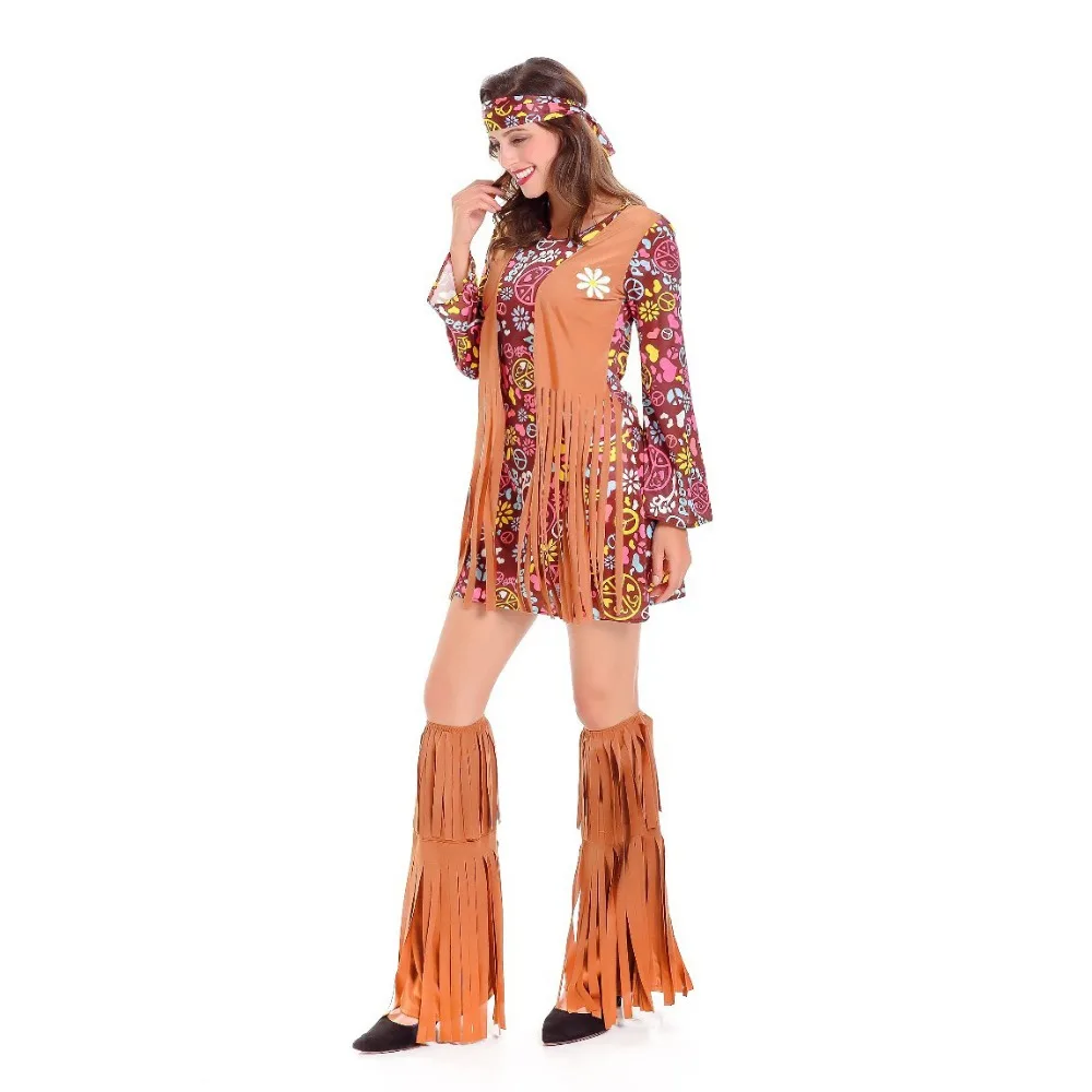Halloween Costumes For Women Gothic Brown Indian Tribe Princess Costume Anime Cosplay Masquerade Theme Party Performance | Тематическая