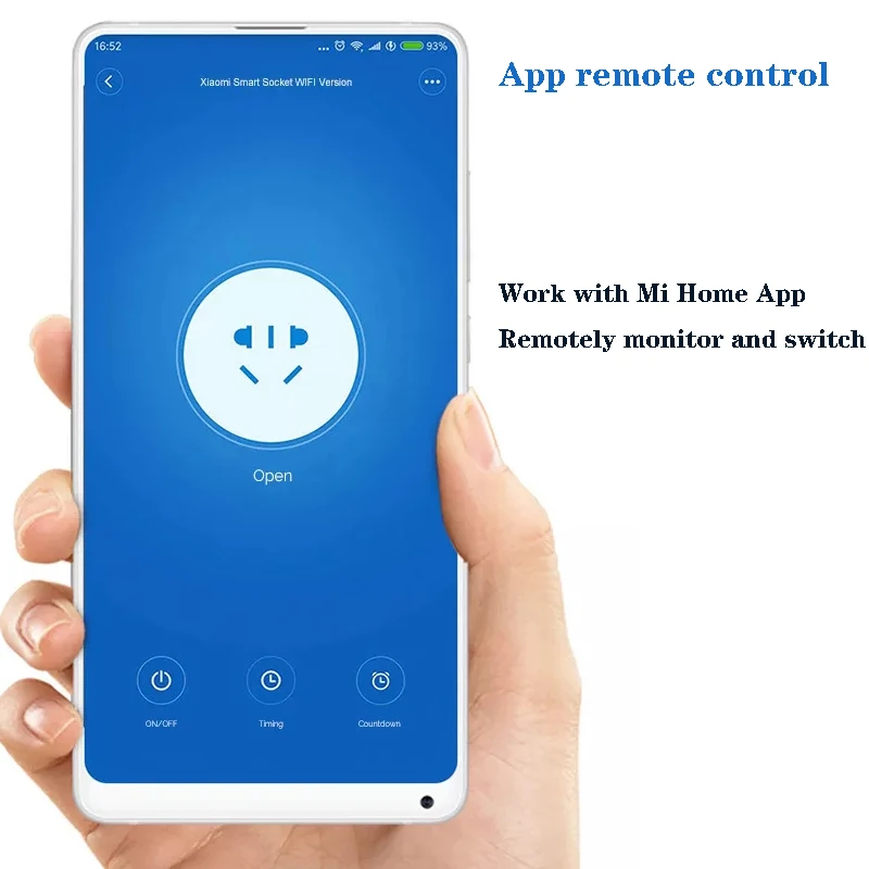 Смарт-розетка Xiaomi mi jia zigbee Беспроводная розетка с таймером Wi-Fi работает