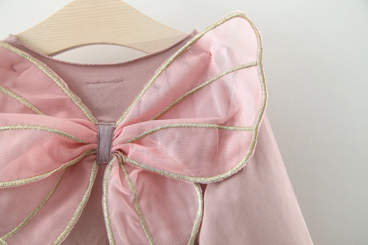 Bibicola 2019 Baby Girl Dress Princess For Girls Butterfly Long Sleeve Kids Dresses Mesh Costume Clothing | Детская одежда и обувь