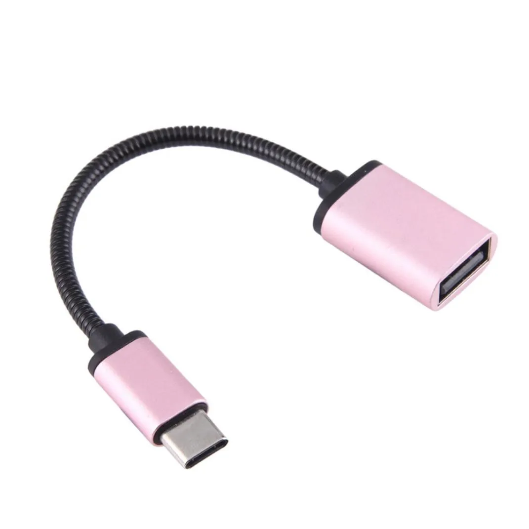Кабели для передачи данных, металлический USB C, 3,1 type C, штекер, USB, OTG, Кабель-адаптер для синхронизации данных, удлинитель Usb, Alargador, Usb