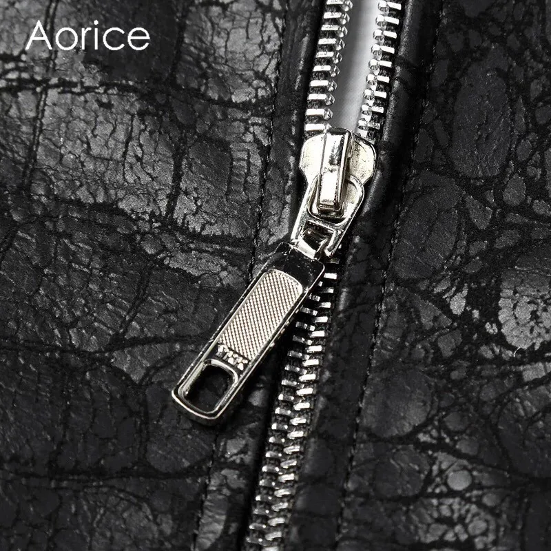 Aorice MT833 Новое поступление весна Высокое качество Овчина натуральная кожа куртки для мужчин, тонкий кожаный мужской блейзер