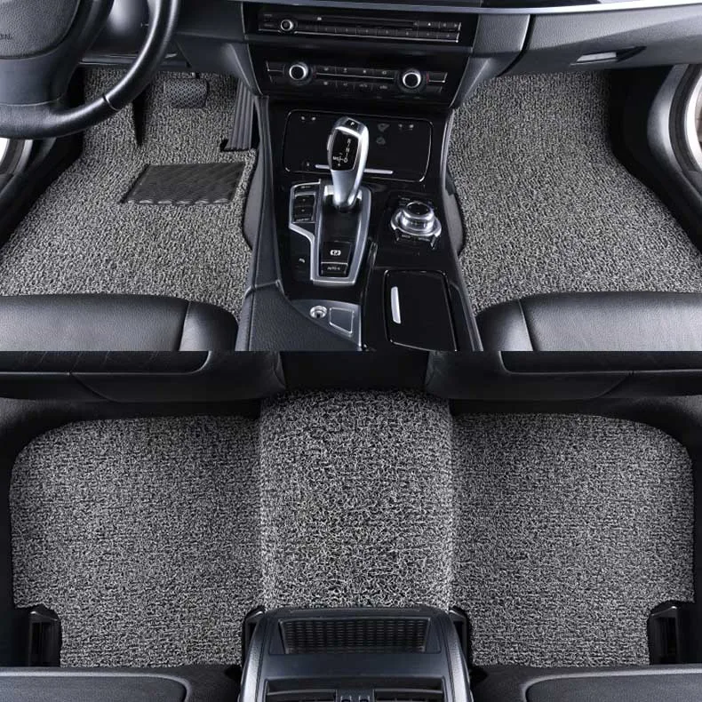 GRAY Индивидуальный автомобильный коврик для Volkswagen golf 4 5 6 tiguan polo up CC passat b5 b6 b7 b8 jette touran touarege автомобильные аксессуары stylin - Название цвета: GRAY