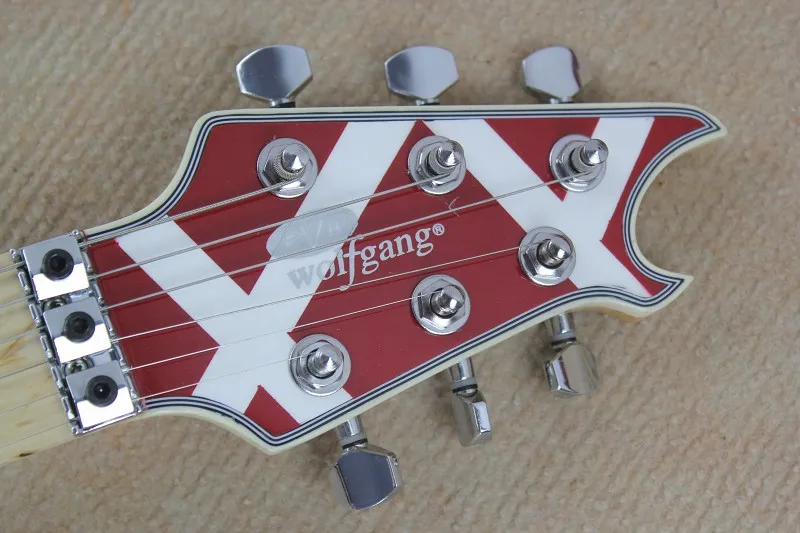 Новое поступление гитара s kramer 5150 красный и белый EVH серия ARI тремоло электрогитары-6-4