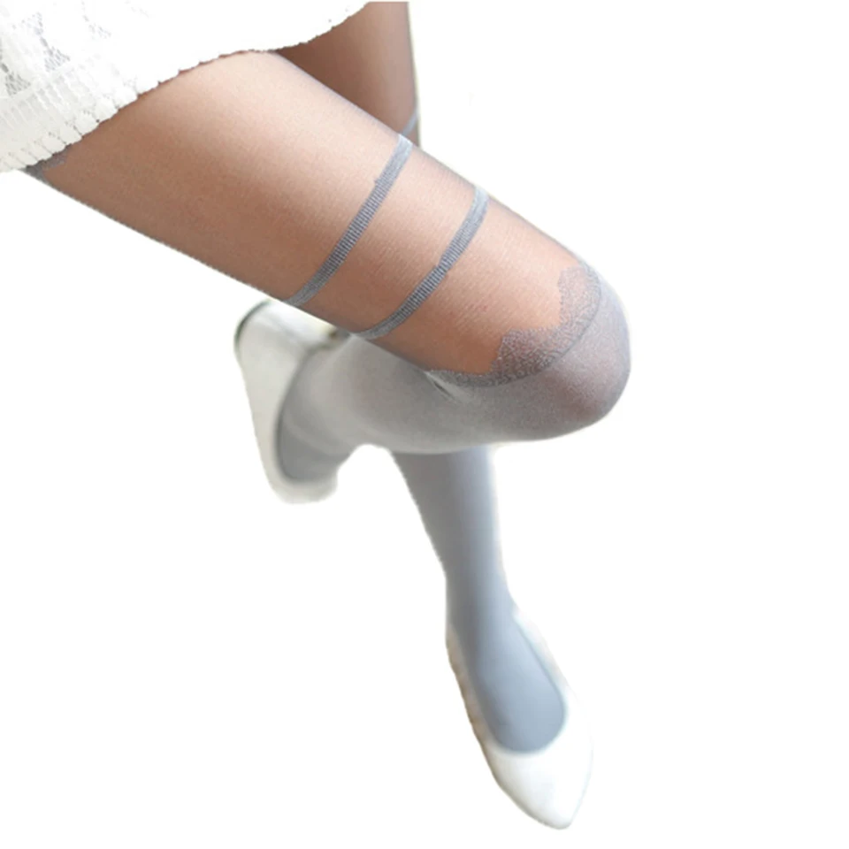 Сексуальные шифоновые колготки для девочек женские с фальш вставкой татуировкой