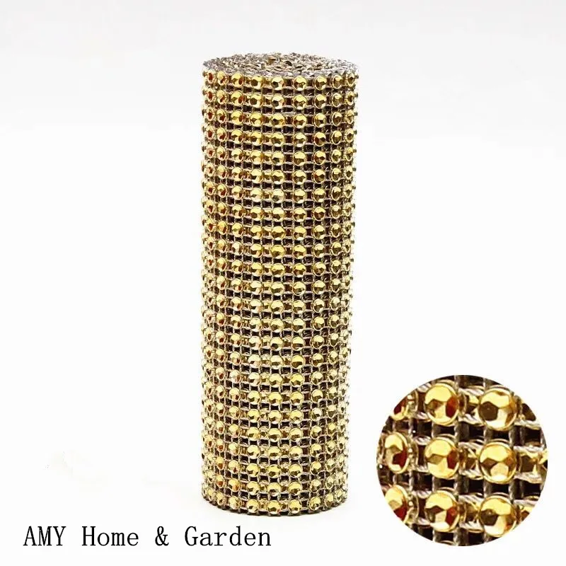 1 ярд горный хрусталь цепь Алмазная сетка отделка Свадебные украшения кристалл