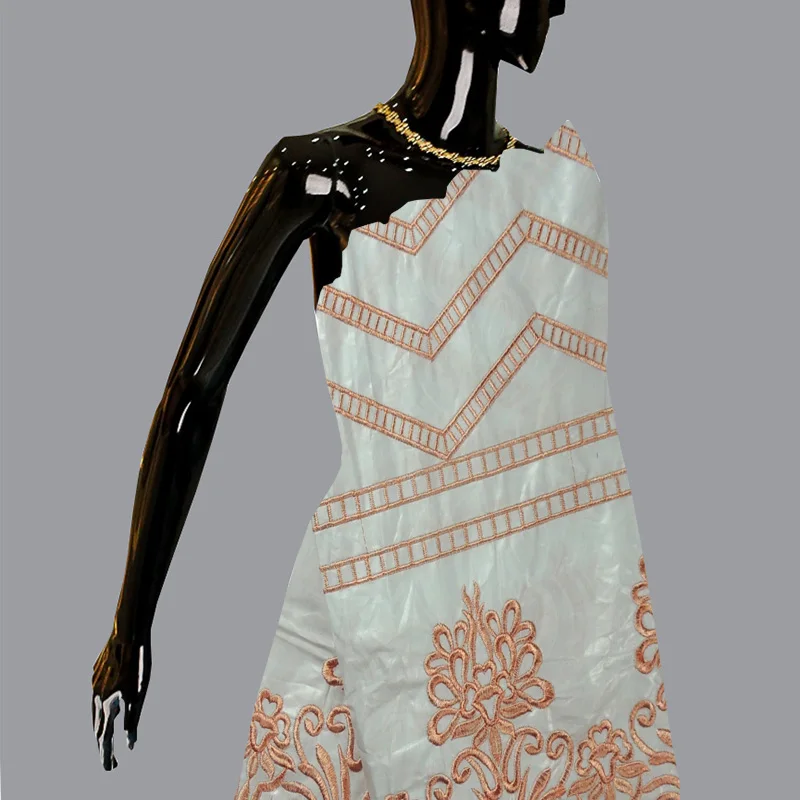 2017 Новая Мода Африканский Базен Riche Getzner Кружево Ткань высокое качество Вышивка 2