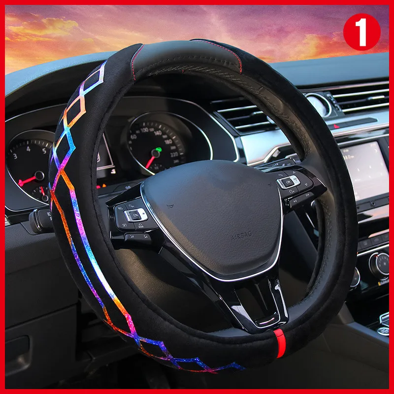 Чехол на руль зимняя Новинка короткая плюшевая теплая автомобильная ручка