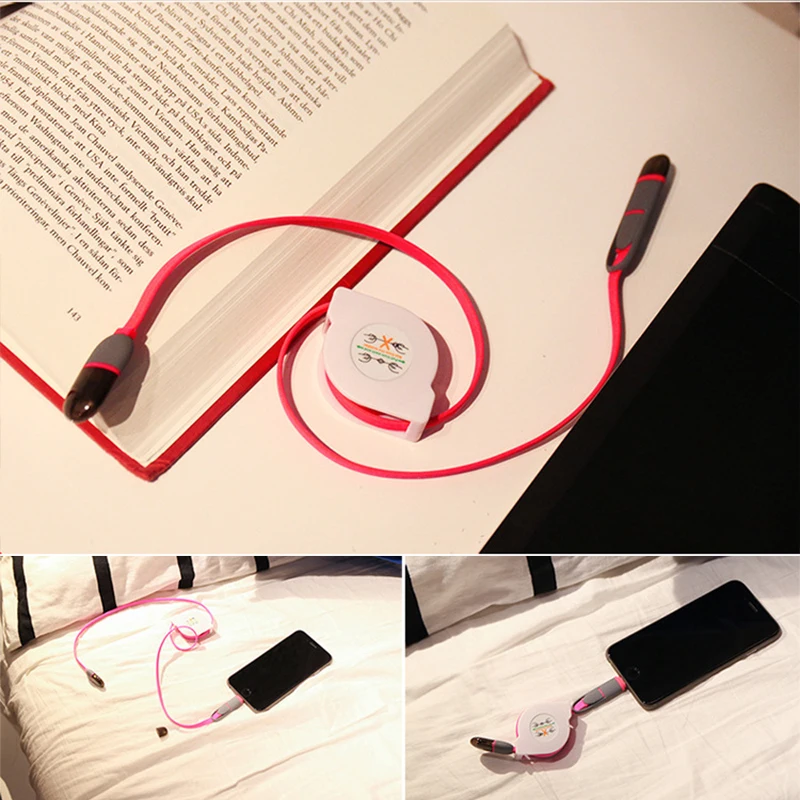 DASENLON кабель для зарядки и передачи данных 2 в 1 быстрой с Micro USB Android телефона