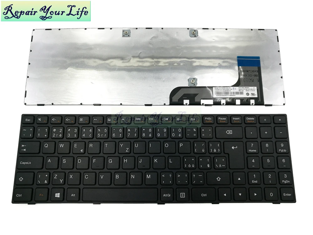 Ремонт клавиатуры ноутбука для lenovo для Ideapad 100-15IBY 100-15IB B50-10 CZ макет с рамкой и бесплатной доставкой