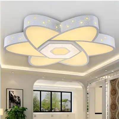 

LED Acrylic Sweet Romance Atmosphere Ceiling Lights Sitting Room Dining-room Bedroom Absorb Dome Light 110-220V Ceiling Lamps
