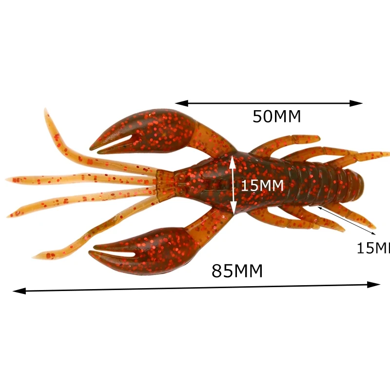 SEAPESCA 6 шт./лот мягкие приманки рыболовные 85 мм 5 7 г джиг воблер Вертлюг резиновые