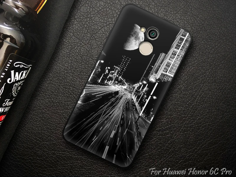 JURCHEN 5," Мягкий силиконовый чехол из ТПУ для Honor 6C Pro, чехол для huawei Honor 6C Pro, чехол с УФ-принтом на заднюю панель, чехол для Honor 6 C Pro