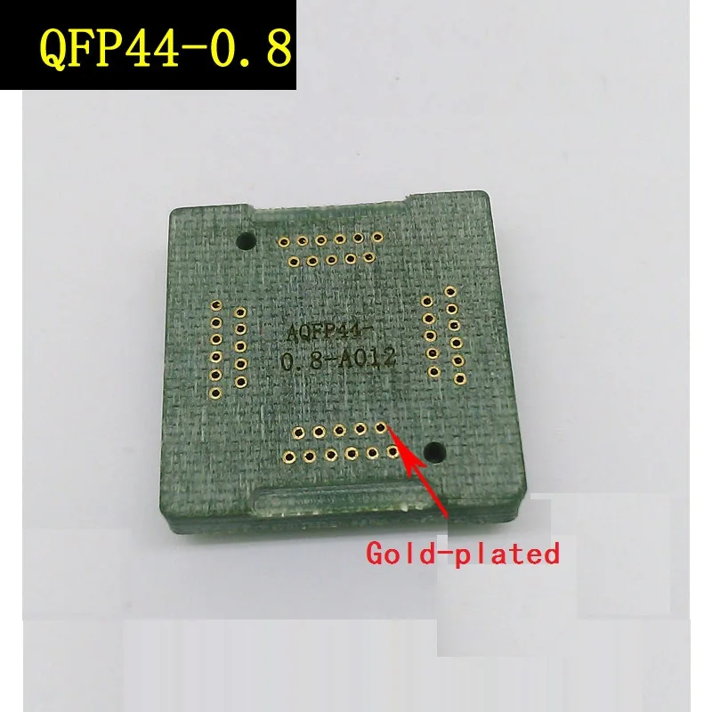 QFP44-0.8 интервал Клеммная пластина старение сиденья передача электро-деревянная