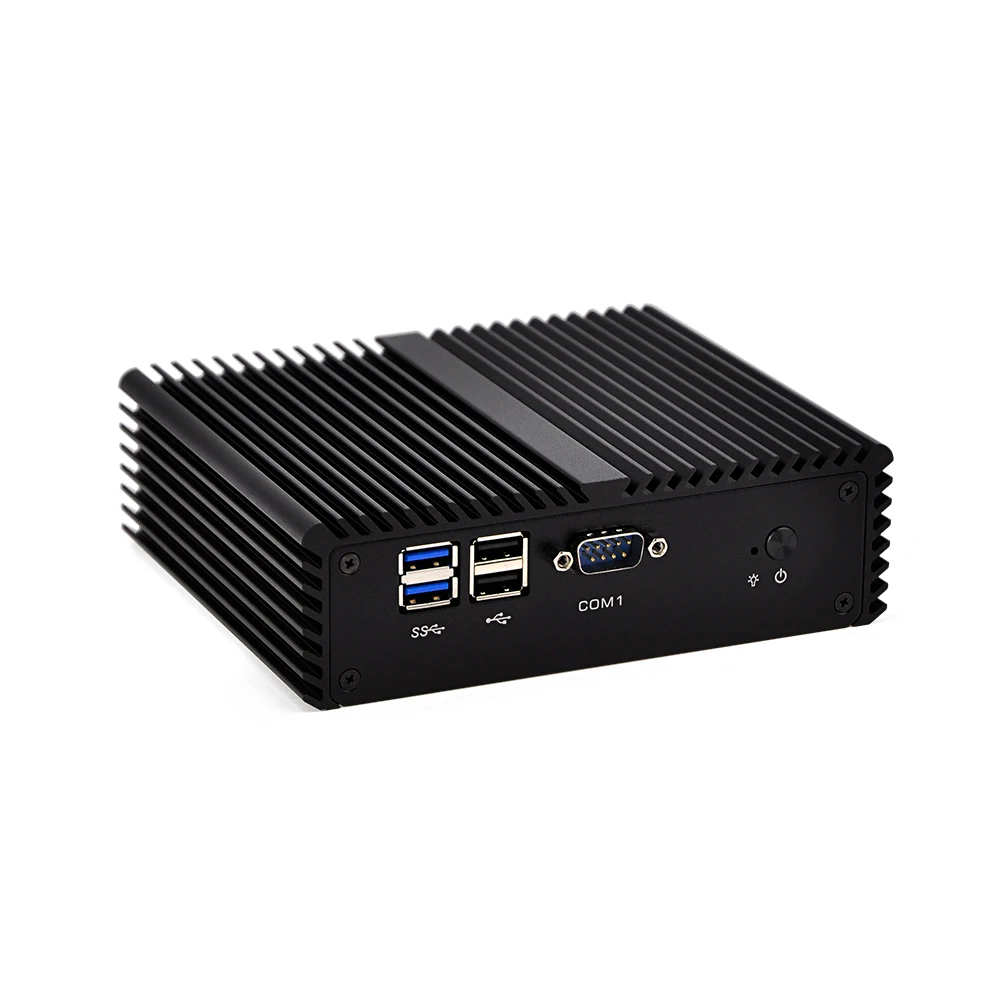 Мини компьютер AES NI 4 RS232 x86 ubuntu Linux Q400P. Межсетевой маршрутизатор безвентиляторный
