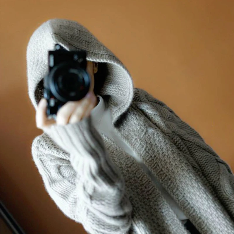 FMFSSOM Новая Осенняя однотонная трикотажная ветровка пальто повседневная