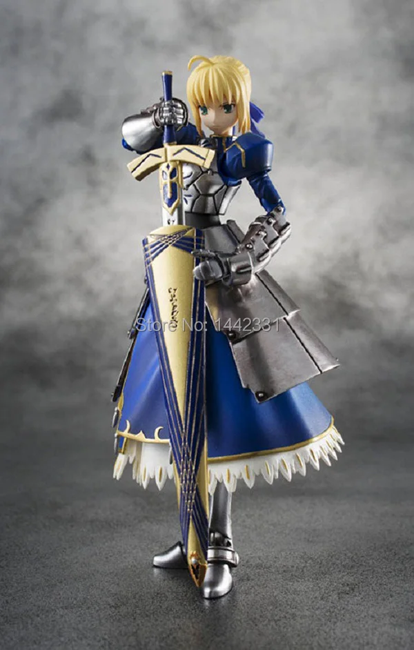Экшн фигурка саблей и лилии из сплава 22 см|fate zero|action figuresaber lily |