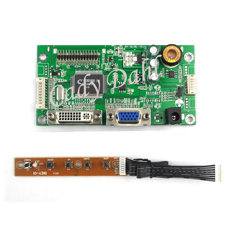 Плата контроллера монитора VGA DVI LVDS комплект сделай сам для Raspberry PI 3 17 47 дюймов ЖК