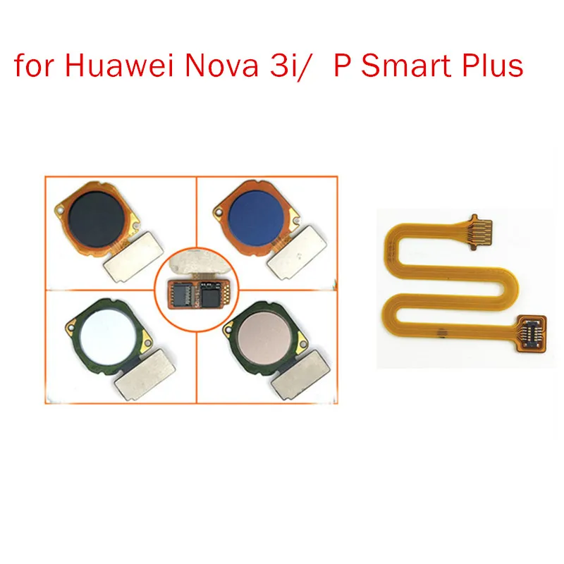 Для Huawei Nova 3i/ P Smart Plus сканер отпечатков пальцев разъем Кнопка Домой сенсорный ID