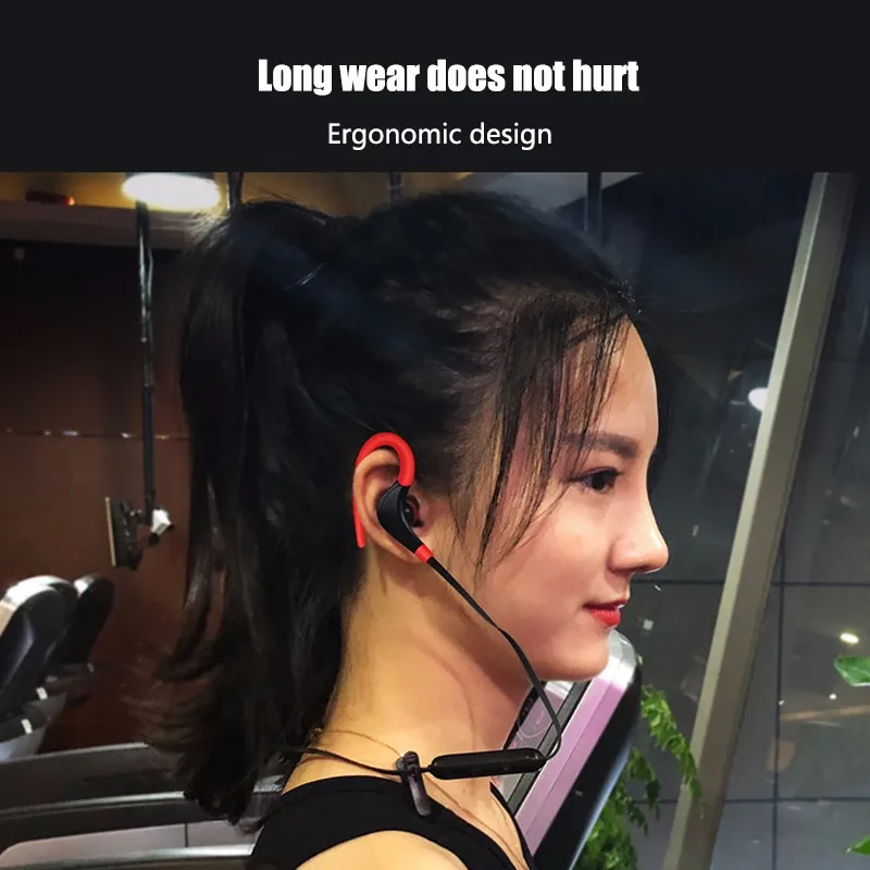 Наушники ушные крючки спортивные Bluetooth наушники гарнитура легкий вес бас бег Forsmart телефон для телефона