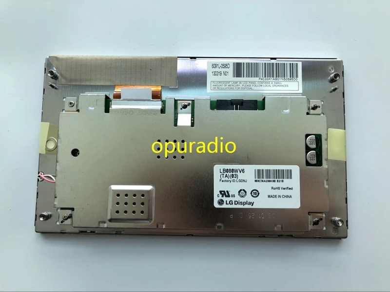 Оригинальный ЖК экран 8 0 дюйма 800*480 LB080WV6(TA)(03) фотопанель для автомобильной