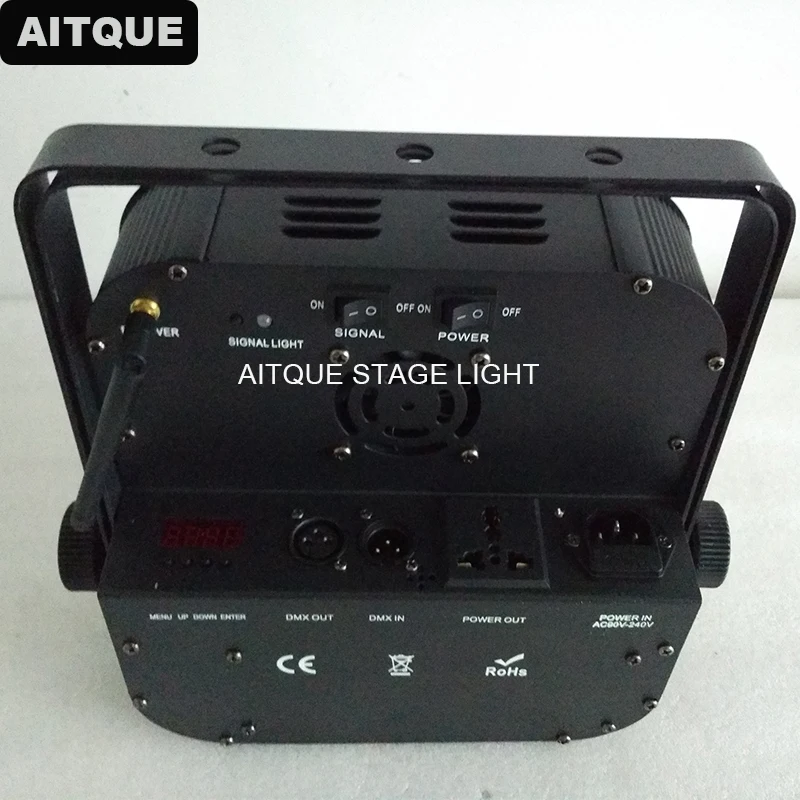 (20lights/CASE)Professional disco lights led par can 12x18w rgbwa uv wireless battery uplighting 6in1 64 flight case | Освещение