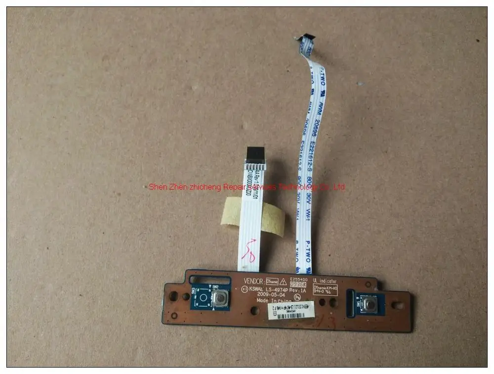 Плата кнопки питания для TOSHIBA Satellite L500 L505 15 6 &quot USB-плата плата с сенсорной панелью