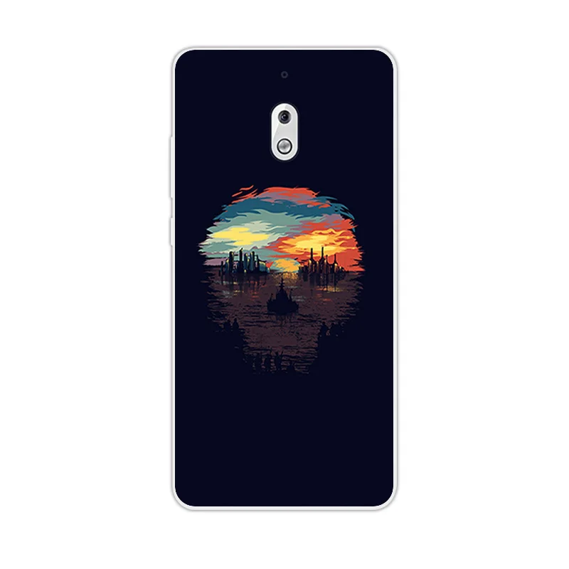 Чехол из ТПУ для Nokia 2 1 nokia2.1 5 дюймов мягкий чехол 2018 сделай сам чехлы задней панели