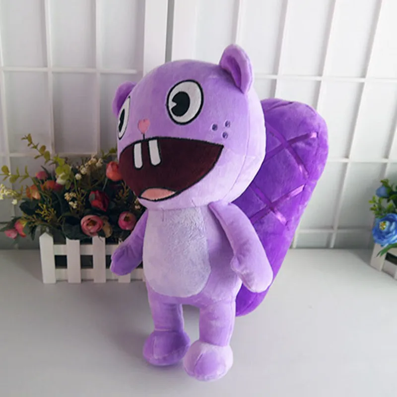 Плюшевые куклы Happy Tree Friends аниме зубчатые плюшевые игрушки 37 см мягкая подушка