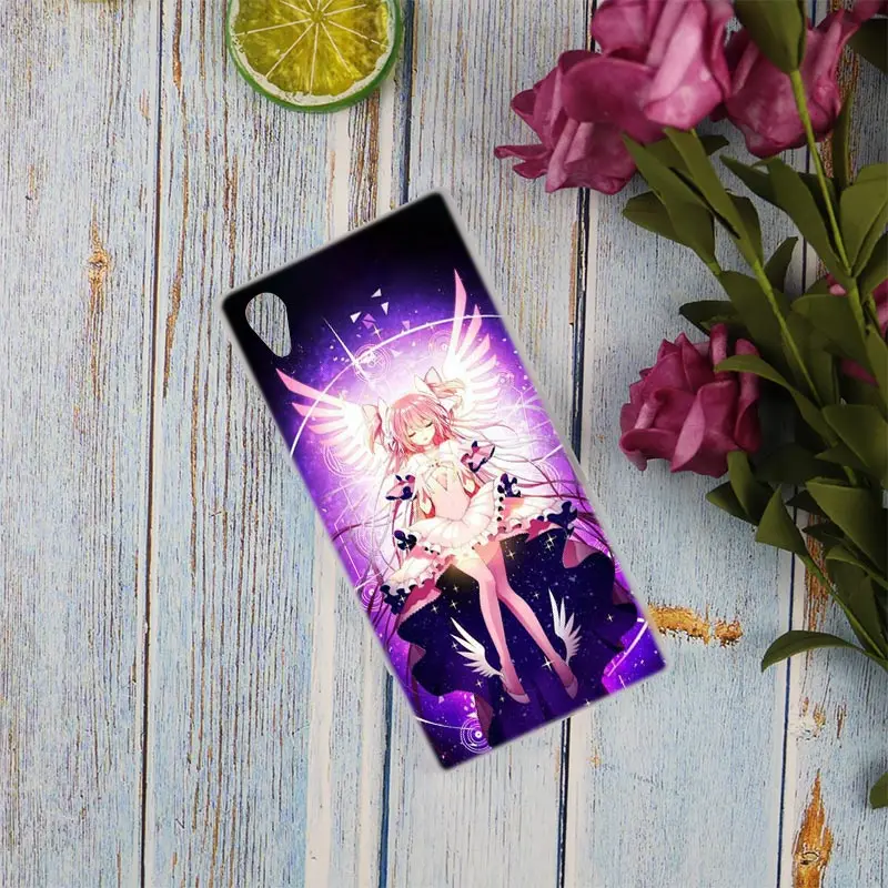 Прозрачный чехол kawaii для девушки из аниме Sony Xperia Z3 Z5 Premium M4 Aqua M5 X XA XA1 C4 C5 E4 E5 XZ XZ2 Compact