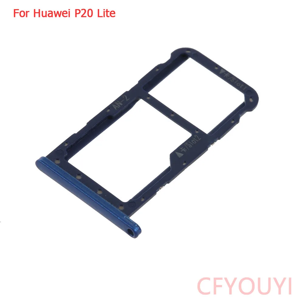 5 шт./лот держатель лотка для двух SIM карт Слот адаптер запасные части Huawei P20