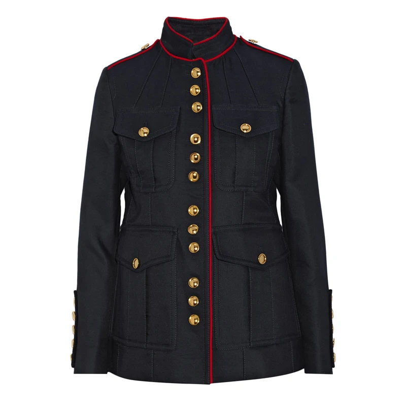 Новинка однобортное пальто с карманами на пуговицах сезон осень зима длинное