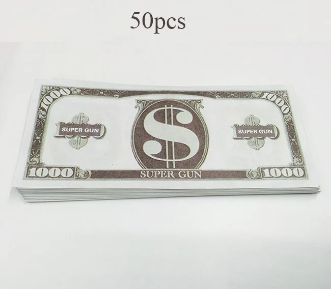 50pcs TUKATO Make It Rain Money Gun Red Cash Cannon супер пистолет игрушки 100 шт Банкноты Вечерние игры на открытом воздухе Забавный модный подарок пистолет игрушки - Цвет: 50pcs