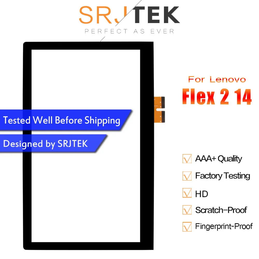 Srjtek 14 &quotноутбук сенсорный экран дигитайзер для Lenovo IdeaPad Flex 2 14D Сенсорное Стекло