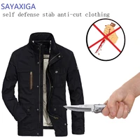 self defense tactical jackets anti cut anti knife cut resistant men jacket anti stab proof cutfree security soft stab clothing