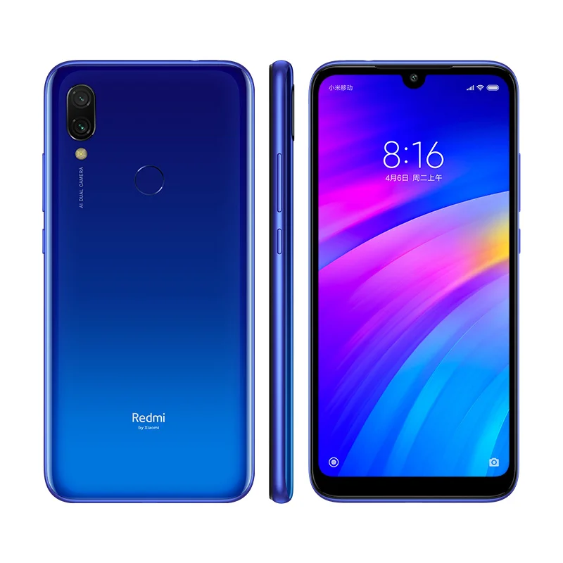 Глобальная версия Xiaomi Redmi 7 3 GB 64 RAM ROM мобильный телефон Восьмиядерный 12MP Snapdragon 632 6