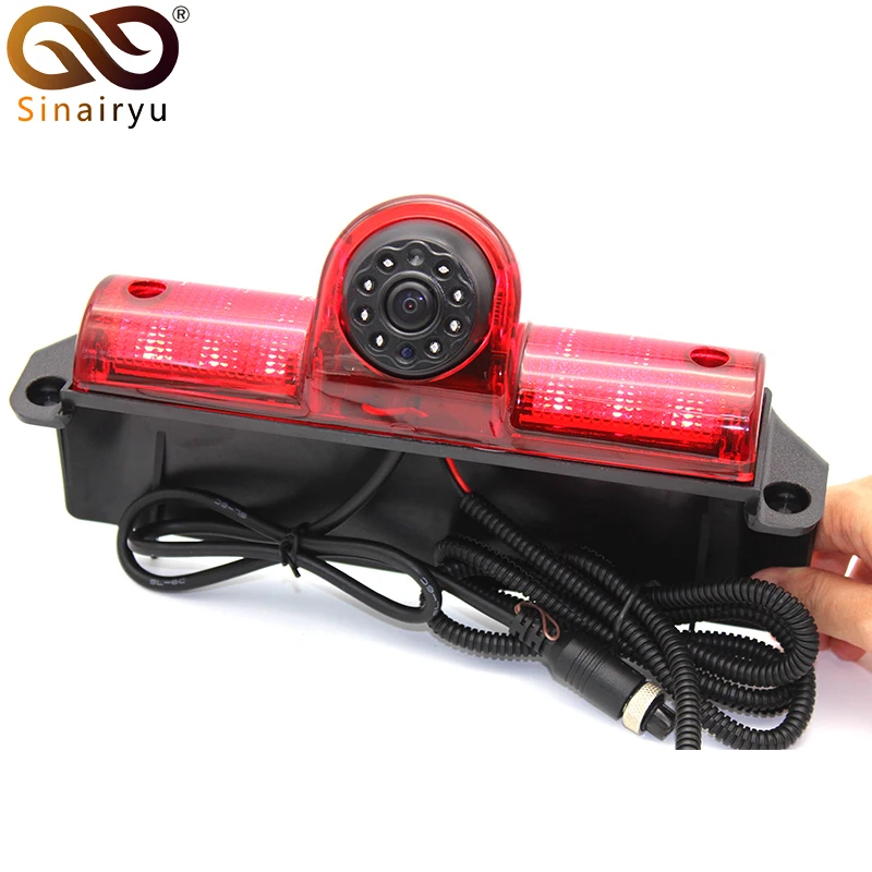 

Sinairyu Car Brake Light Rear View Camera For Express Chevy Savana Cargo VAN LED IR Parking Reverse Backup Camera