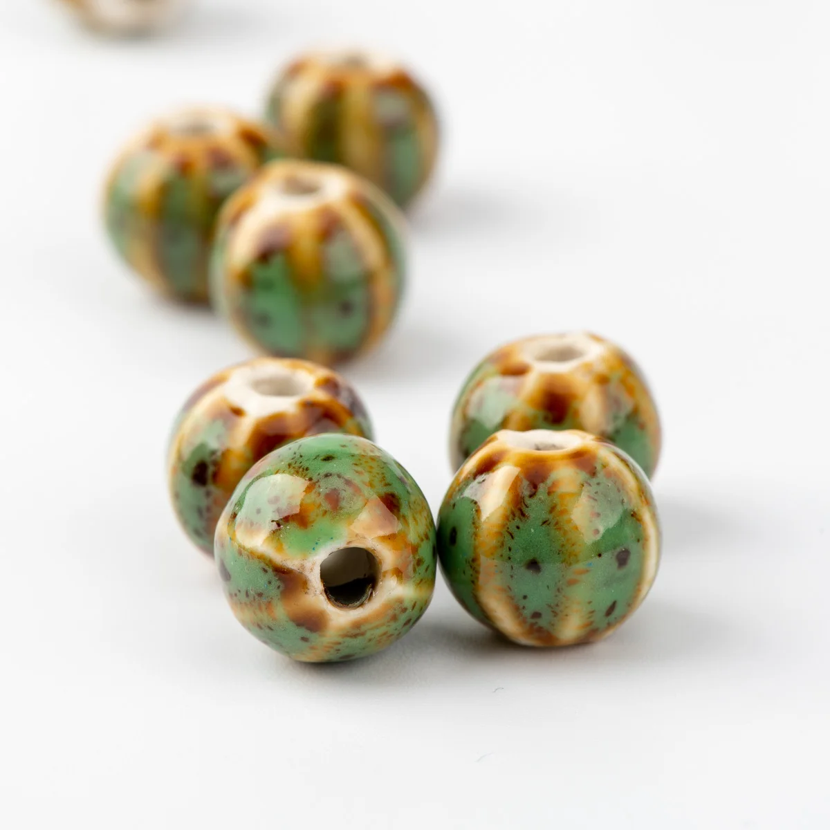 Керамические бусины в форме арбуза не h образные керамические 10 шт./лот #