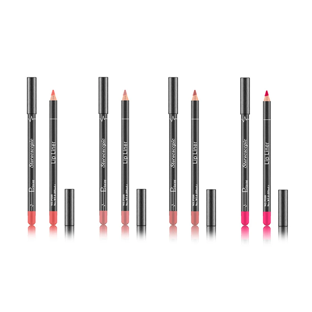 12 цветов/комплект новый карандаш для губ Карандаш матовый бархат