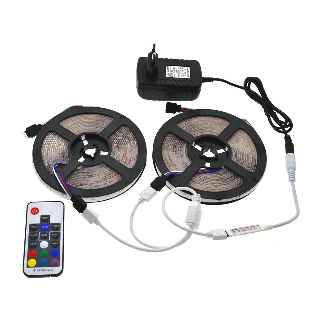 Набор водонепроницаемых светодиодных лент IP65 3528 RGB 10 м/светодиодных гибких