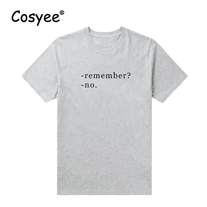 Cosyee помните без Белый Письмо печати Новое поступление женские летние хипстер Vogue