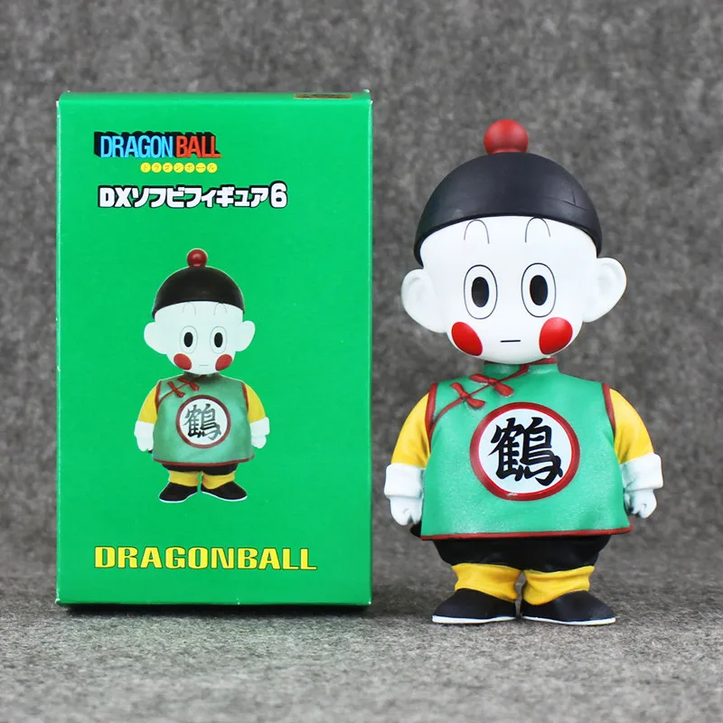 Аниме DRAGONBALL Dragon Ball Z Сон Гоку Улун соответствующий основным требованиям директив ЕС Chiaotzu плов детство Krillin из ПВХ, двигающиеся фигурки, Коллекция Подарочные модельные игрушки - Цвет: With box-B