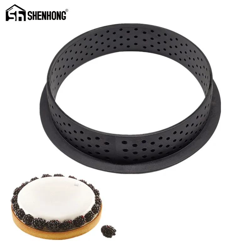 SHENHONG Tart кольцо клетчатая форма французские бриллианты фрукты кекс для торта
