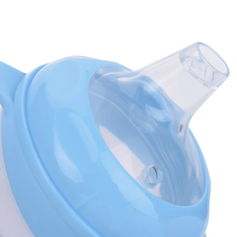 160 мл ребенка нежной чашке с ручкой мягкий носик для обучения детей питьевой воды